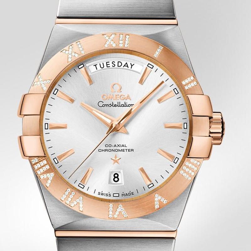 OMEGA 123.25.38.22.02.001 Watch - Men's Omega Constellation CO-AXIAL Red Gold Automatic Watch Men's Parallel Import (Image 2)