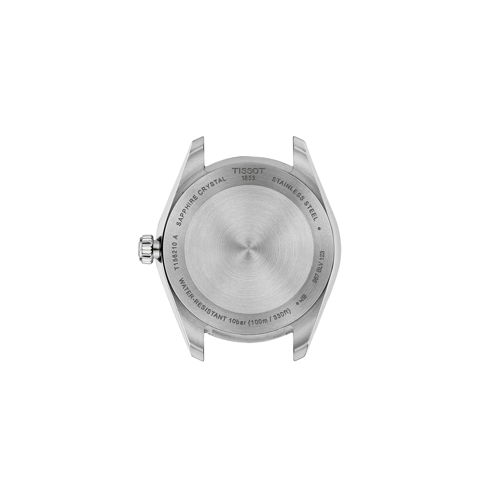 TISSOT T156.210.11.351.00 Watch - Elegant Stainless Steel Case Swiss Quartz Movement Water Resistant 100m Classic Design (Ima