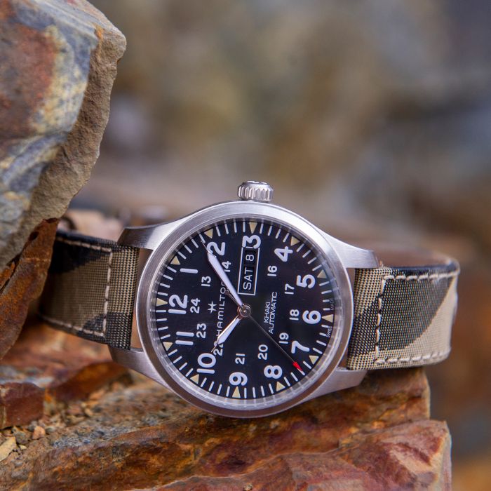 Hamilton H70535031 Watch - Khaki Field Khaki Field Day Date (Image 8)