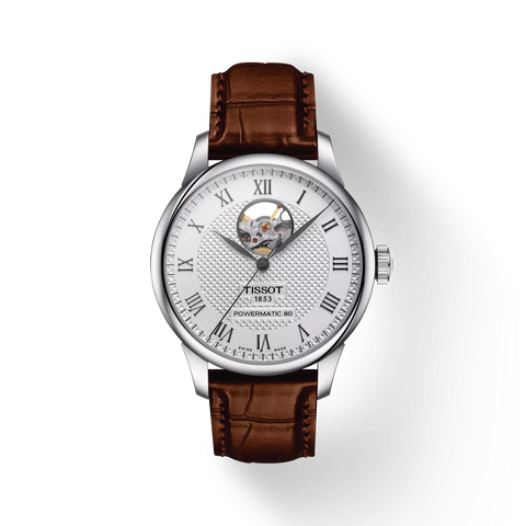 TISSOT T006.407.16.033.01 Watch - Swiss Automatic Stainless Steel Water Resistant Leather Strap (Image 2)