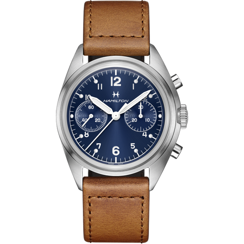Hamilton H76409540 Watch - Khaki Aviation Pilot Pioneer Mechanical Chrono