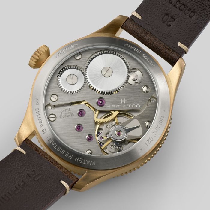 Hamilton H76709530 Watch - Khaki Aviation Pilot Pioneer Mechanical Bronze 43mm (Image 5)