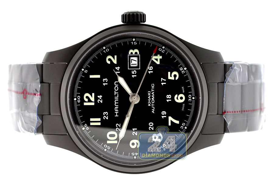 Hamilton H70565133 Watch - Khaki Field Khaki Titanium Auto (Image 7)