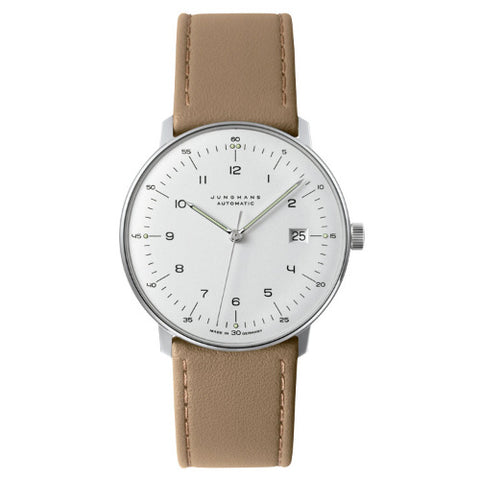 JUNGHANS 027/4700.02B Max Bill Automatic Calendar Elegant Design Swiss Movement Water Resistant