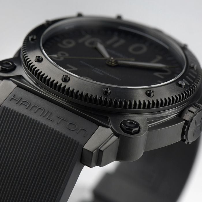 Hamilton H78505330 Watch - Khaki Navy BeLOWZERO Auto Titanium (Image 6)