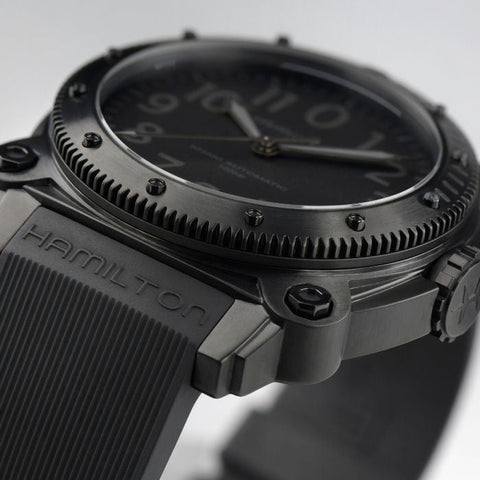 Hamilton H78505330 Watch - Khaki Navy BeLOWZERO Auto Titanium (Image 6)
