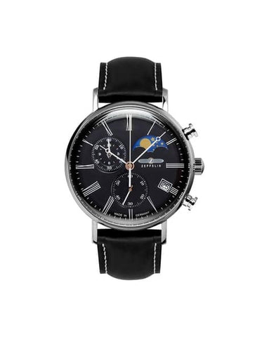 ZEPPELIN 71942 LZ120 ROME Black Authentic Watch with 2 Year Warranty, Elegant Design and Precision Craftsmanship