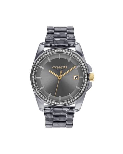 COACH 14504273 Watch - COACH GREYSON 2-Year Warranty Gray Handbag [Parallel Import] - Stylish & Durable