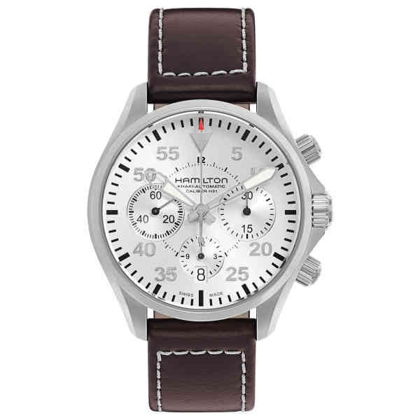 Hamilton H64666555 Watch - Khaki Aviation Khaki Pilot Auto Chrono