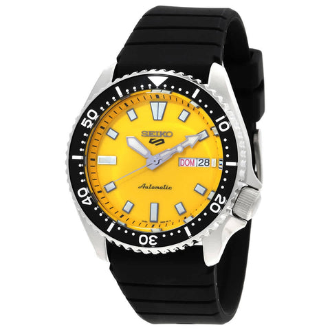 SEIKO 5 Sports SRPL87K1 Automatic Yellow Dial Men's Watch