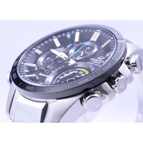 Casio Men's EDIFICE Time Traveller Metal Band EQB-501XDB-1AJF
