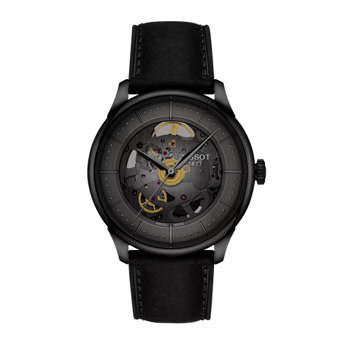 TISSOT T139.836.36.441.00 Swiss Automatic Chronograph Sapphire Crystal Leather Strap Water Resistant