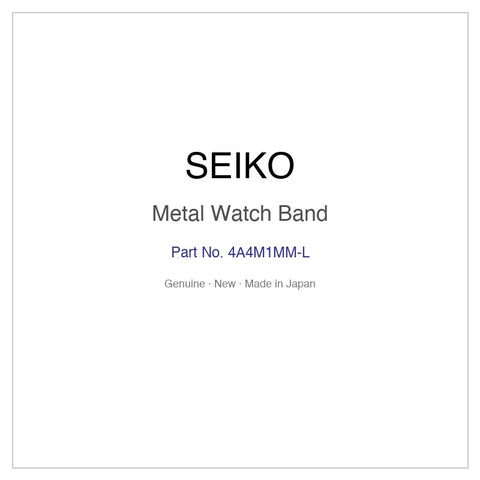 SEIKO 4A4M1MM-L Metal Watch Band for SNN233J1 and More Models