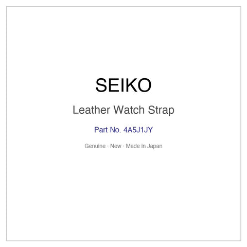 SEIKO 4A5J1JY Leather Watch Strap for SNE049P9 SNE049PX SNE050P9 SNE050PX and More Models