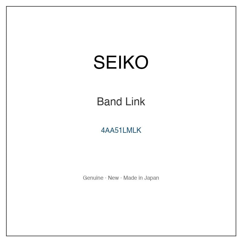 SEIKO 4AA51LMLK Watch Parts
