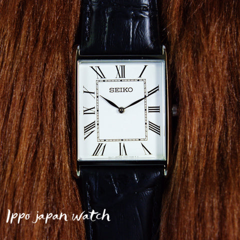 SEIKO SWR049 Essentials Steel 28.4 mm White Dial Rectangle Quartz