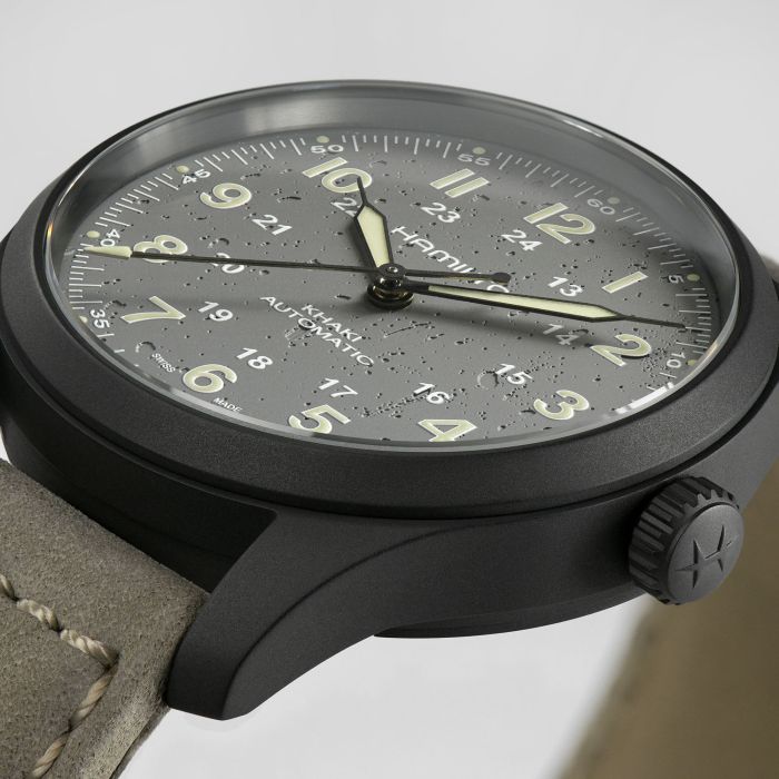 Hamilton H70215880 Watch - Khaki フィールド Titanium Auto (Image 4)