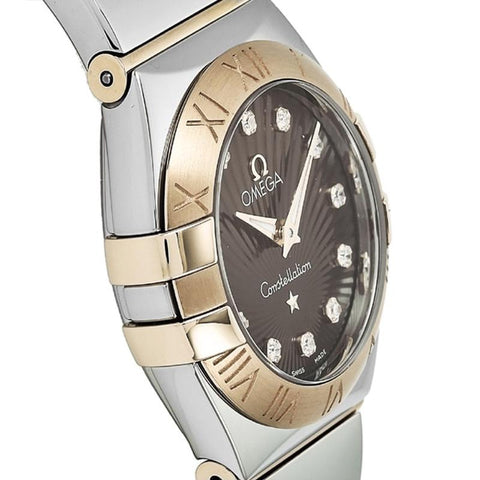 Omega Constellation Women's Metal Bracelet Parallel Import 5-Year Warranty 123.20.24.60.63.002