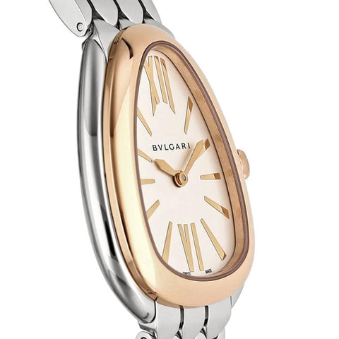 BVLGARI Serpenti 2-Year Warranty White SP33WSPG [Parallel Import]