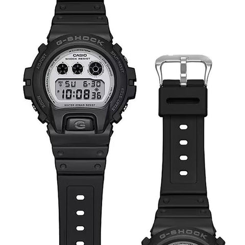 CASIO DW-6900WD-1JF Watch - Men's G-SHOCK Black and Brilliant White Series (Image 3)