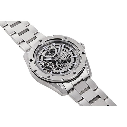 Orient Men's Orient Star Contemporary Avant-Garde Skeleton Automatic Mechanical Stainless Steel Watch RK-AV0A02S