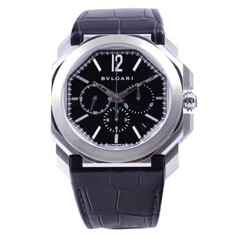 BVLGARI Octo Velocissimo 2-Year Warranty BGO41BSLDCH Black [Parallel Import]