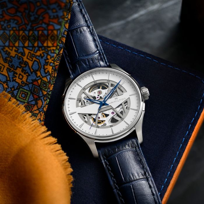 Hamilton H42535610 Watch - Jazzmaster Skeleton Auto (Image 6)