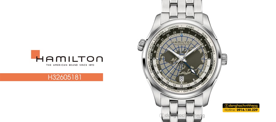 Hamilton H32605181 Watch - Jazzmaster GMT Auto (Image 5)
