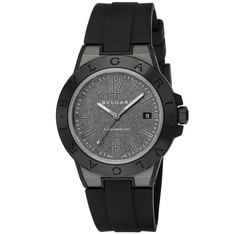 BVLGARI Diagono Magnesium 2-Year Warranty DG41C14SMCVD Dark Grey [Parallel Import]