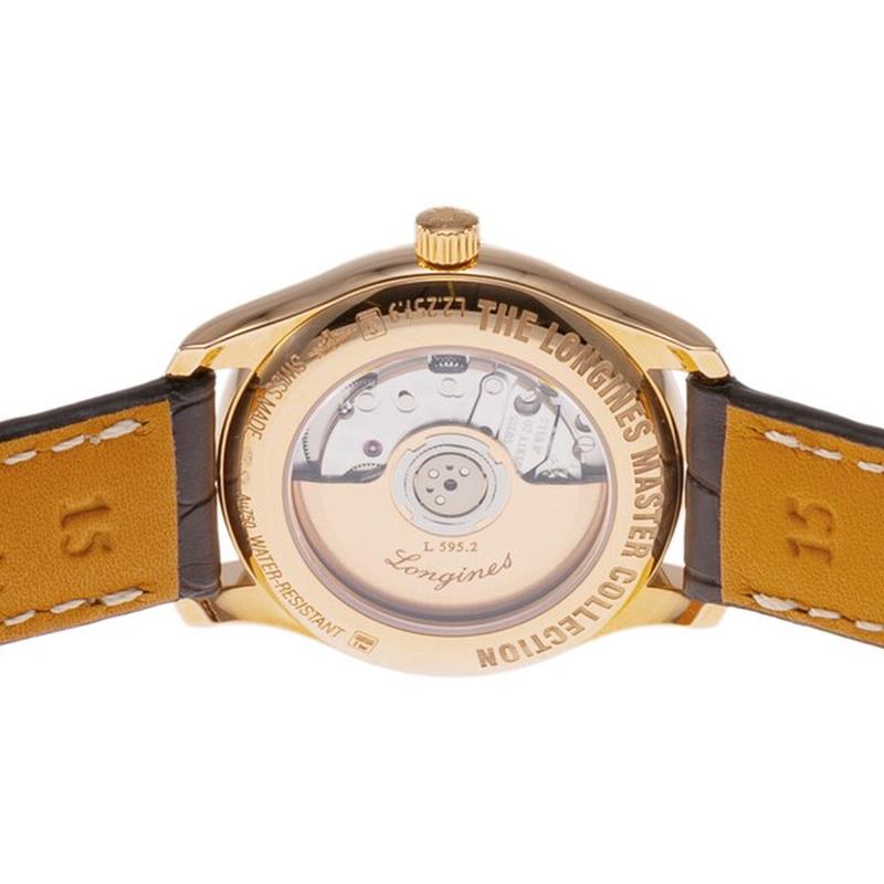 Longines L2.257.9.87.3 Watch - Master Collection 5-Year Warranty White (Belt: Brown) [Parallel Import] (Image 4)
