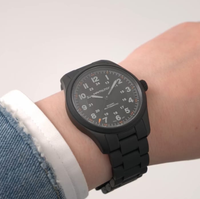 Hamilton H70215130 Watch - Khaki フィールド Titanium Auto (Image 2)