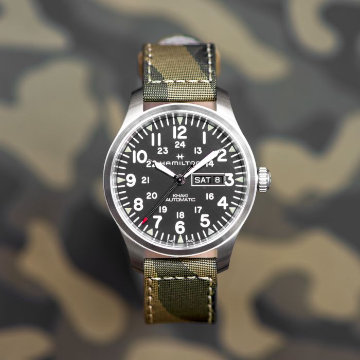 Hamilton H70535031 Watch - Khaki Field Khaki Field Day Date (Image 7)