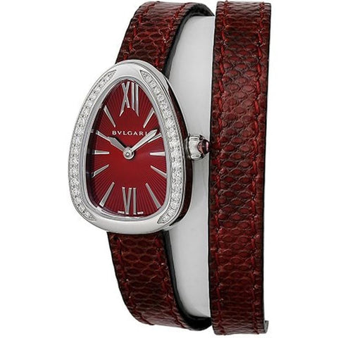 BVLGARI SPS27C9SDL Watch - Women's Serpenti Red Parallel Import