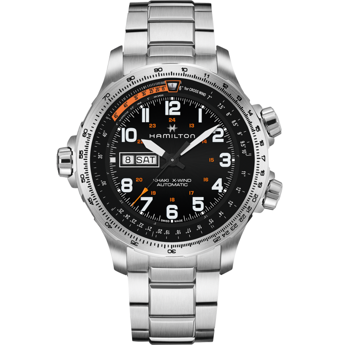 Hamilton H77755133 Watch - Khaki Aviation X-Wind Day Date Auto