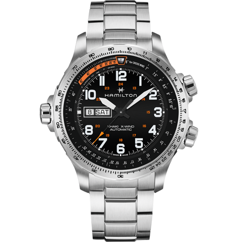 Hamilton H77755133 Watch - Khaki Aviation X-Wind Day Date Auto