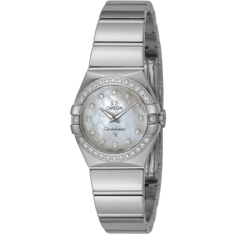 OMEGA 123.15.27.60.55.003 Watch - Ladies Omega Constellation White Pearl Parallel Import 5-Year Warranty