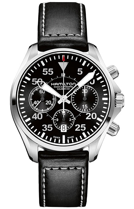 Hamilton H64666735 Watch - Khaki Aviation Khaki Pilot Auto Chrono (Image 2)