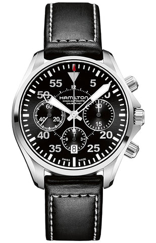 Hamilton H64666735 Watch - Khaki Aviation Khaki Pilot Auto Chrono (Image 2)