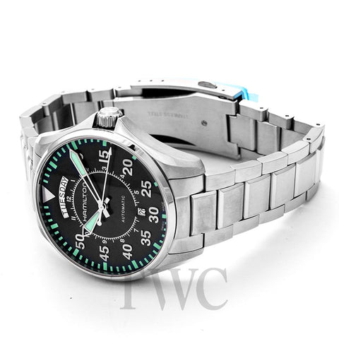 Hamilton H64615145 Watch - Khaki Aviation Pilot Day Date Auto (Image 2)