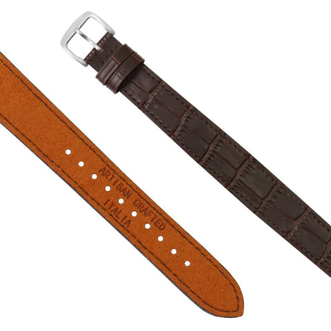 MASTERWORKS Quadrangle MW10SB-GCBRO8 Men's Black Leather Watch