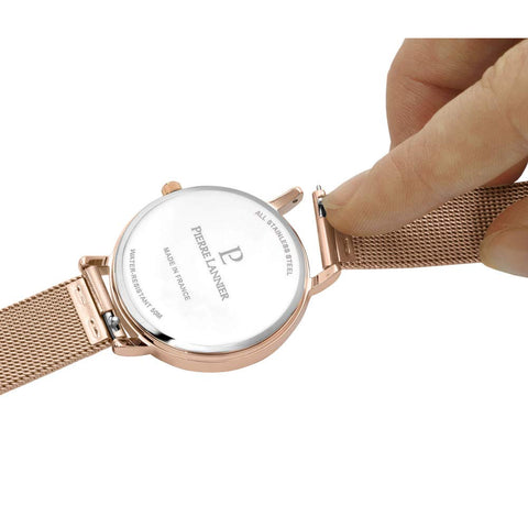 PIERRE LANNIER Aeolia P039L908 Women's Mesh Watch