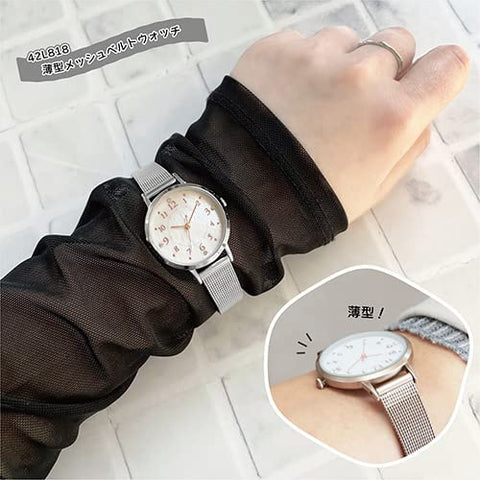 SUN FLAME 42L818-S Slim Mesh Women's Quartz Watch