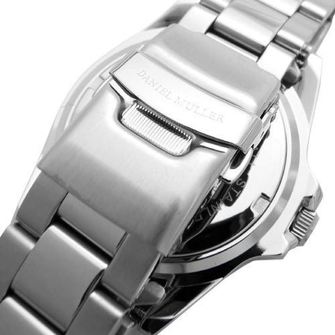DANIEL MULLER DM-2018BK Stainless Steel Diver's Watch