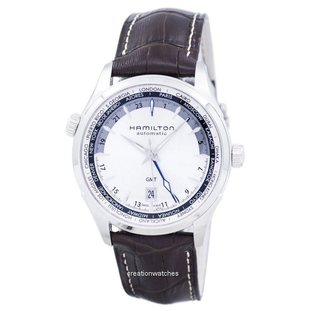 Hamilton H32605551 Watch - Jazzmaster Jazzmaster Traveler GMT Auto (Image 8)