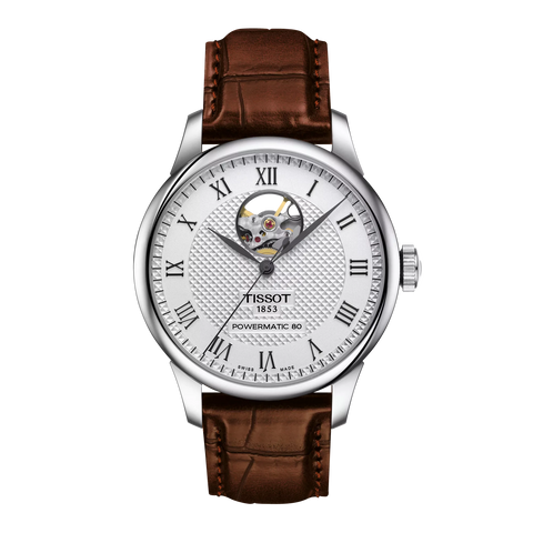 TISSOT T006.407.16.033.01 Watch - Swiss Automatic Stainless Steel Water Resistant Leather Strap (Image 10)