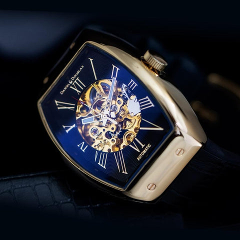 DANIEL AND DOUGLAS DD8808-GPBK Automatic Skeleton Men's Watch