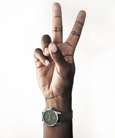 TRIWA TIME FOR PEACE HUMANIUM 39 HU39GR-CL080912 Watch