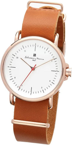 SALVATORE MARRA SM22104-PGWH WATCH