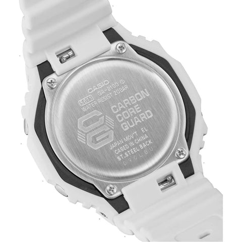 CASIO G-Shock GA-2100-7A7 Quartz White Watch