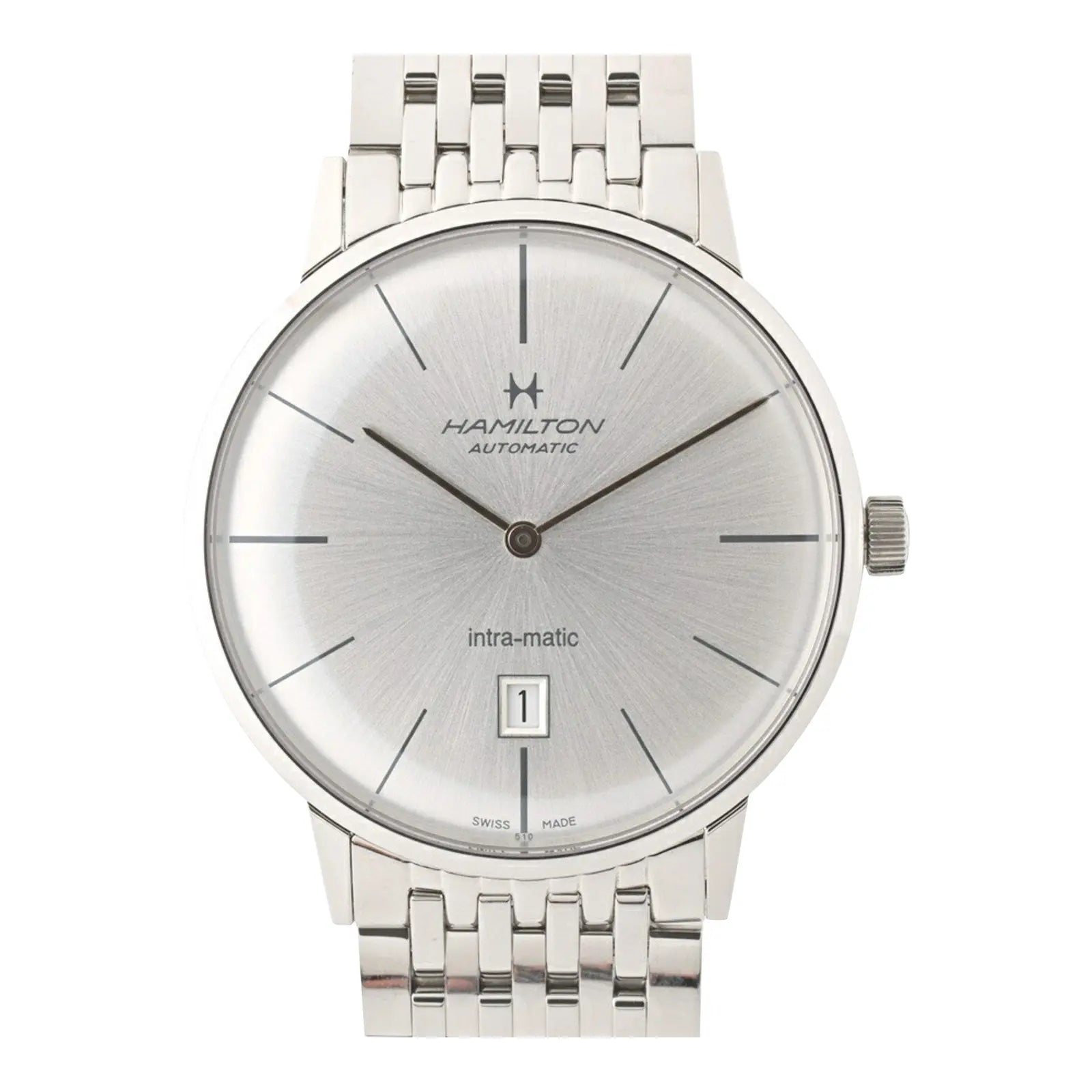 Hamilton H38755151 Watch - American Classic Intra-Matic Auto (Image 3)